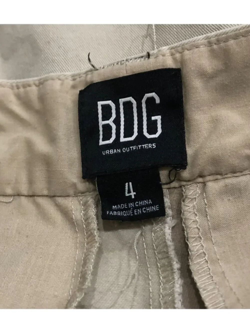 BDG Urban Outfitters Ella Spiced Chino Pants Womens Size 4 Patchwork - Picture 3 of 5